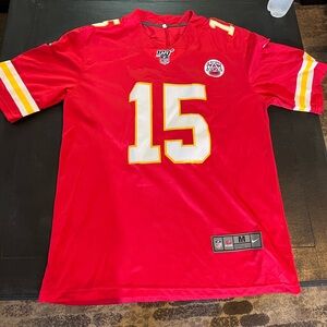 Nike Red Mahomes Chiefs Jersey